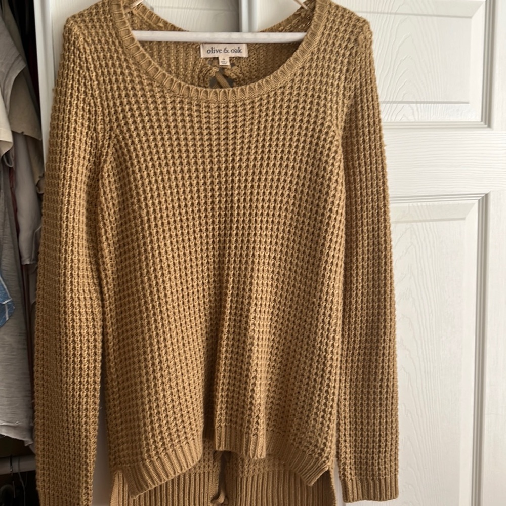 Brown/gold sweater